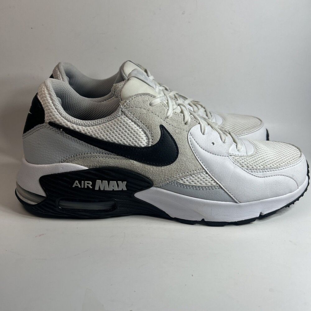 Nike Mens Sneakers Air Max Excee Size 10.5 White Light Smoke Grey Shoes Athletic